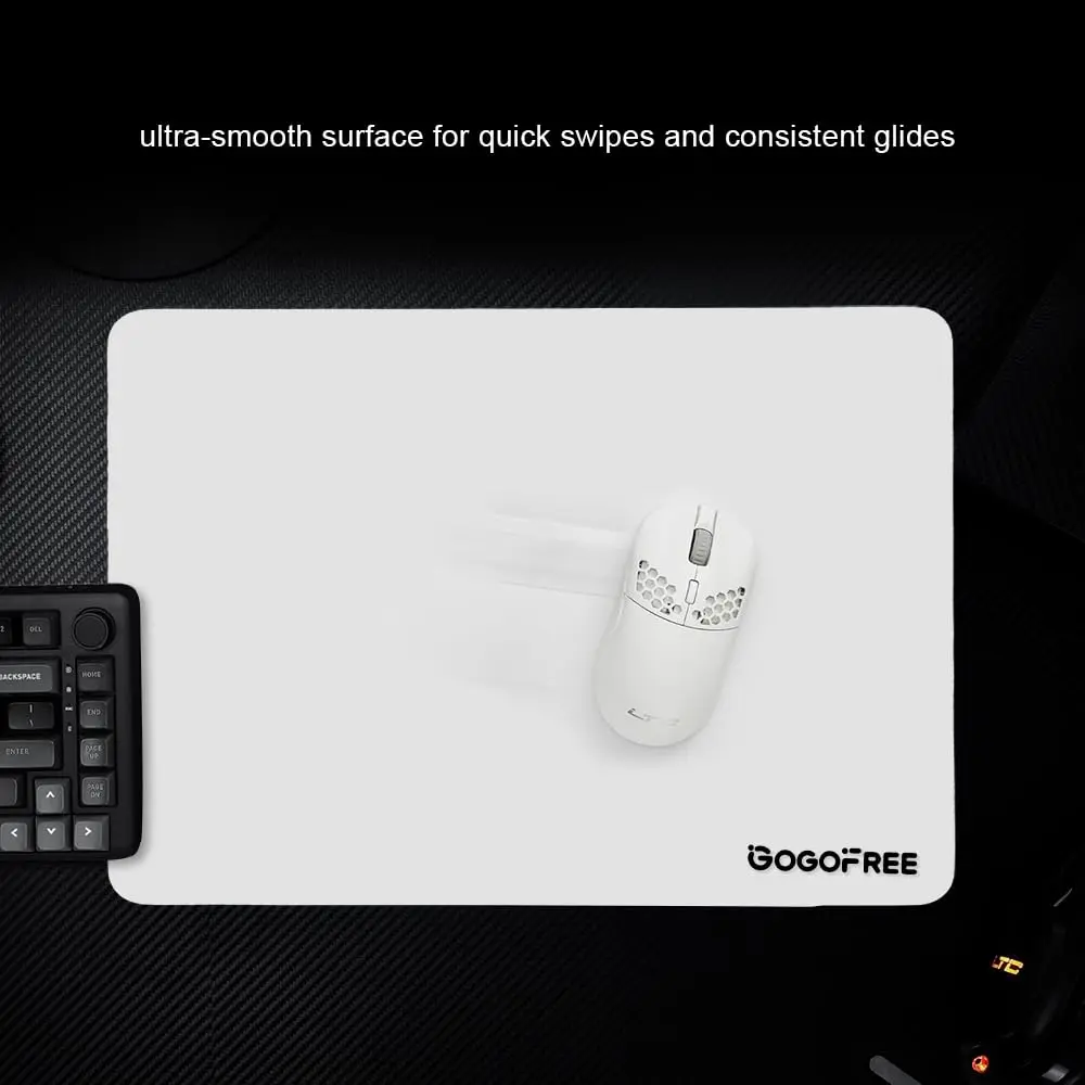 WIYIXI Glass Gaming Mouse Pad 15.7'' x 11.8'' | Ultra-Smooth Micro-Etched Surface for Top Speed & Control - view 8