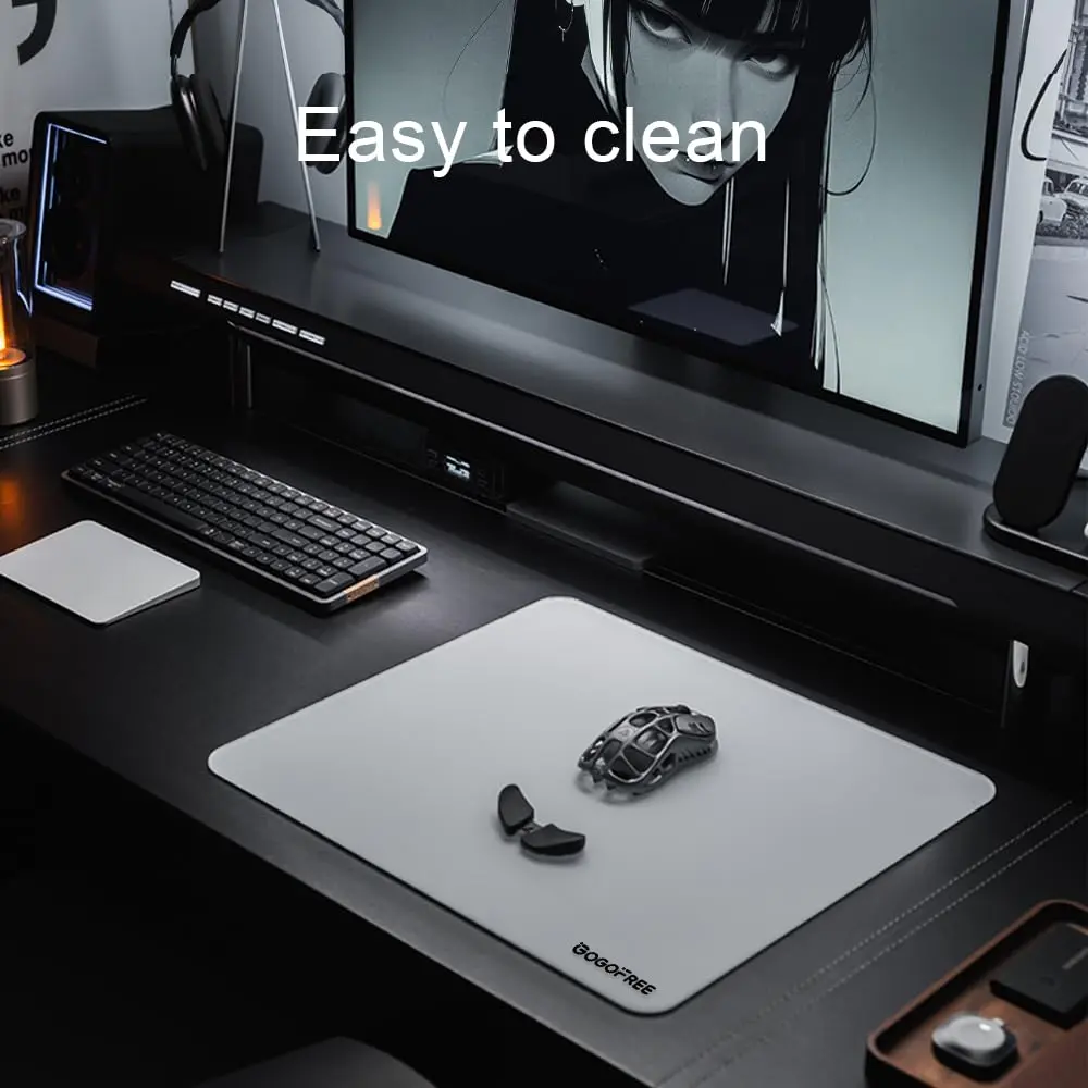 WIYIXI Glass Gaming Mouse Pad 15.7'' x 11.8'' | Ultra-Smooth Micro-Etched Surface for Top Speed & Control - view 2