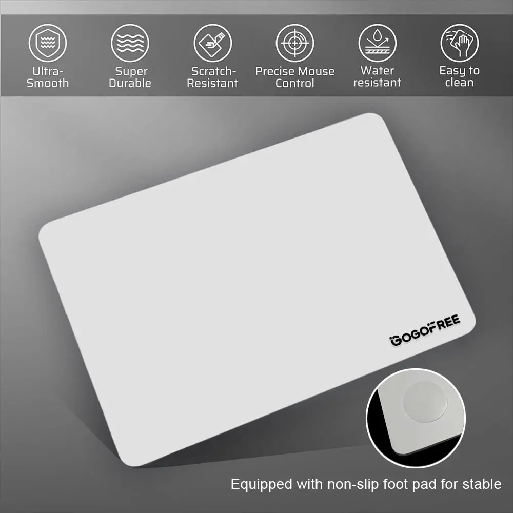 WIYIXI Glass Gaming Mouse Pad 15.7'' x 11.8'' | Ultra-Smooth Micro-Etched Surface for Top Speed & Control - view 4