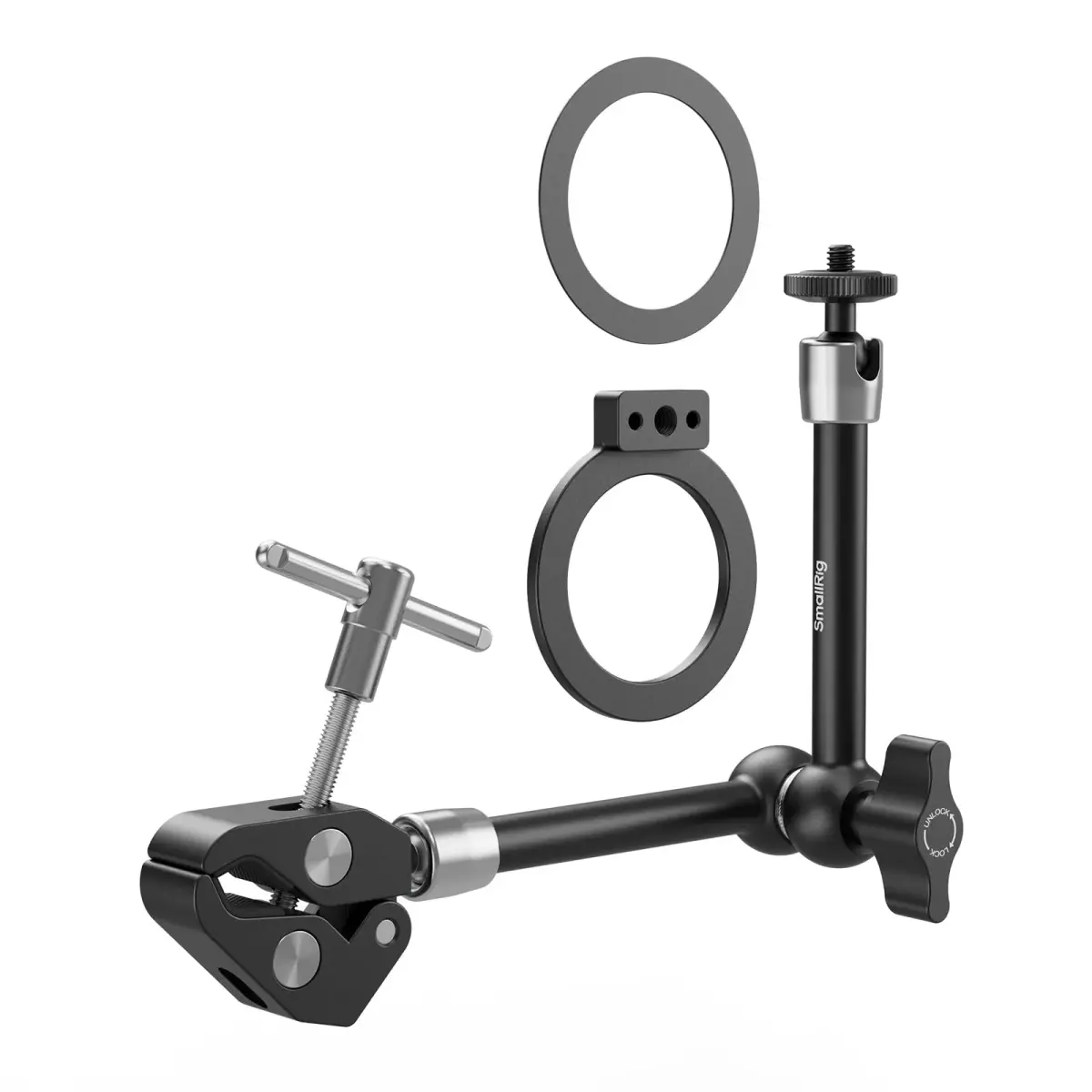 SmallRig Magnetic Magic Arm Clamp with Crab Clamp, 11" (27.7cm) | Mounts Phones, Cameras, Lights - main product image