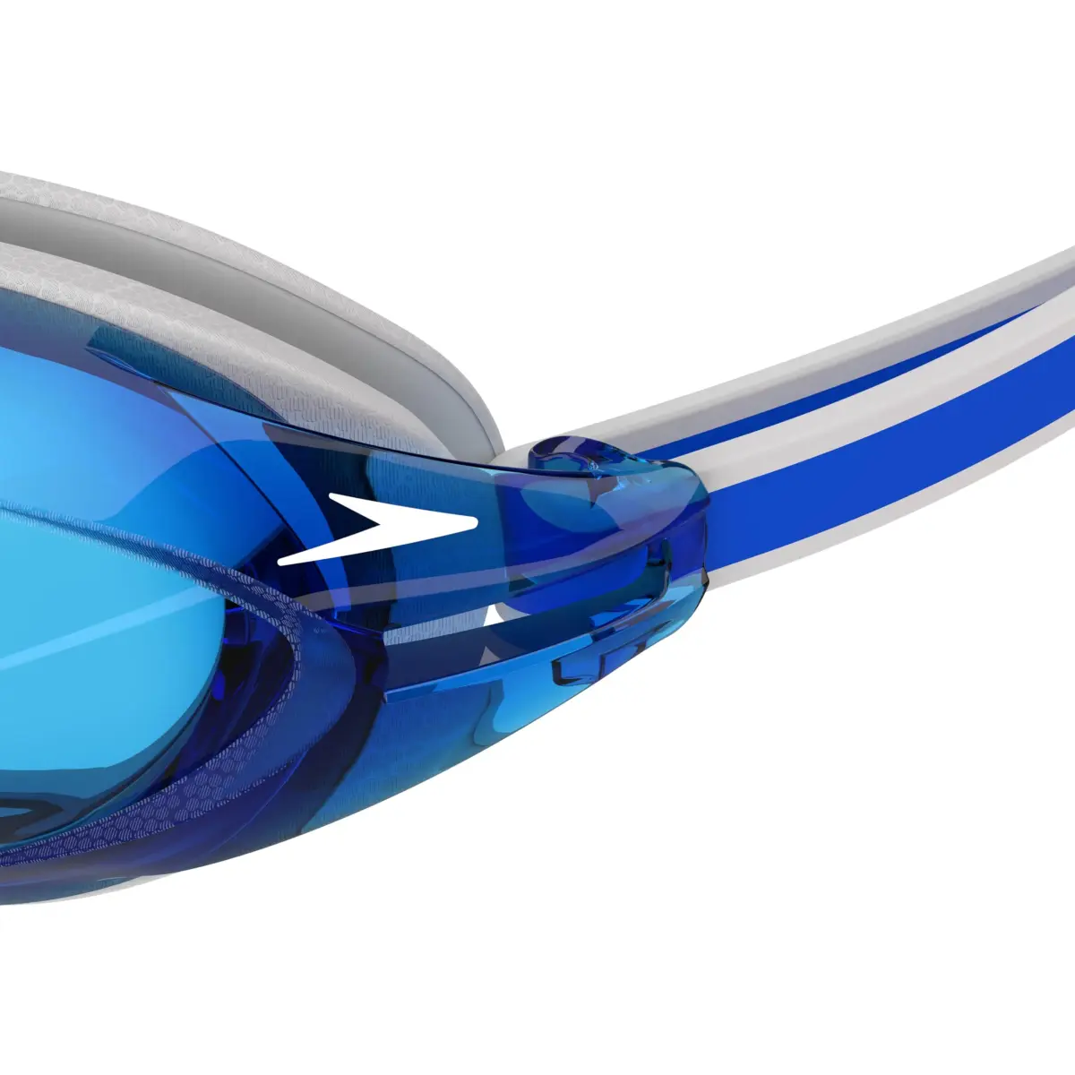 Speedo Vanquisher 3.0 Swim Goggles (Blue) | Enhanced Optics for Training & Racing - view 6