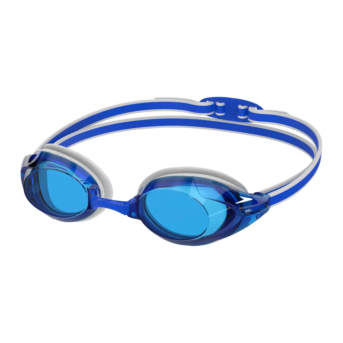 Speedo Vanquisher 3.0 Swim Goggles (Blue) | Enhanced Optics for Training & Racing - main product image