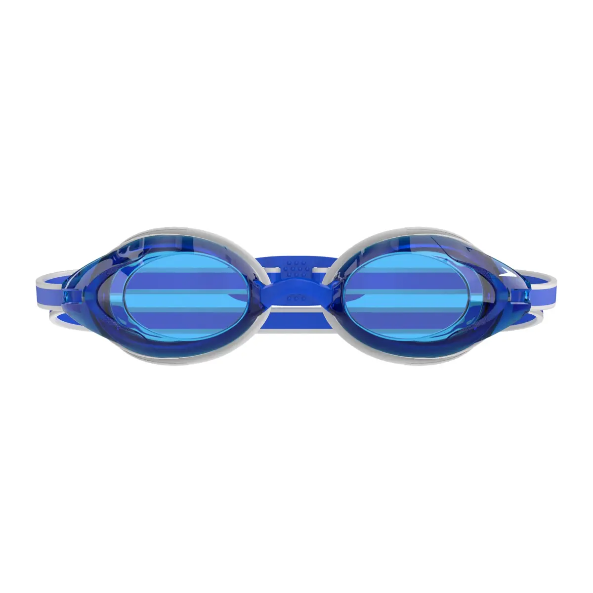 Speedo Vanquisher 3.0 Swim Goggles (Blue) | Enhanced Optics for Training & Racing - view 2