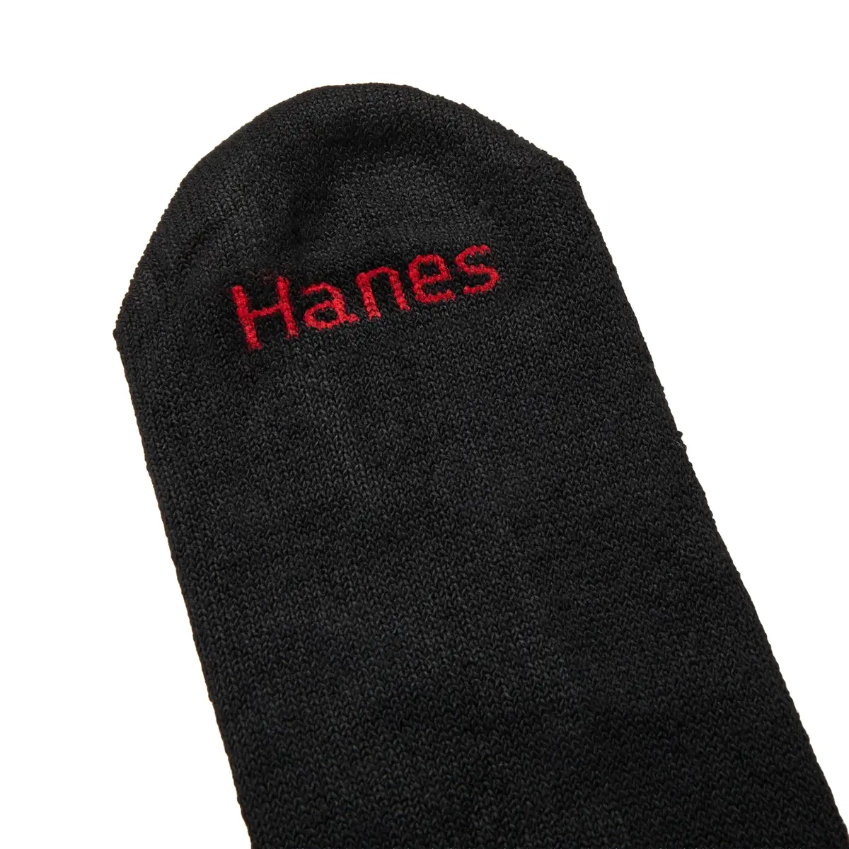 Hanes Double Tough Crew Socks Moisture Wicking, 14-Pack, Black | Reinforced & Cushioned for Men - view 6
