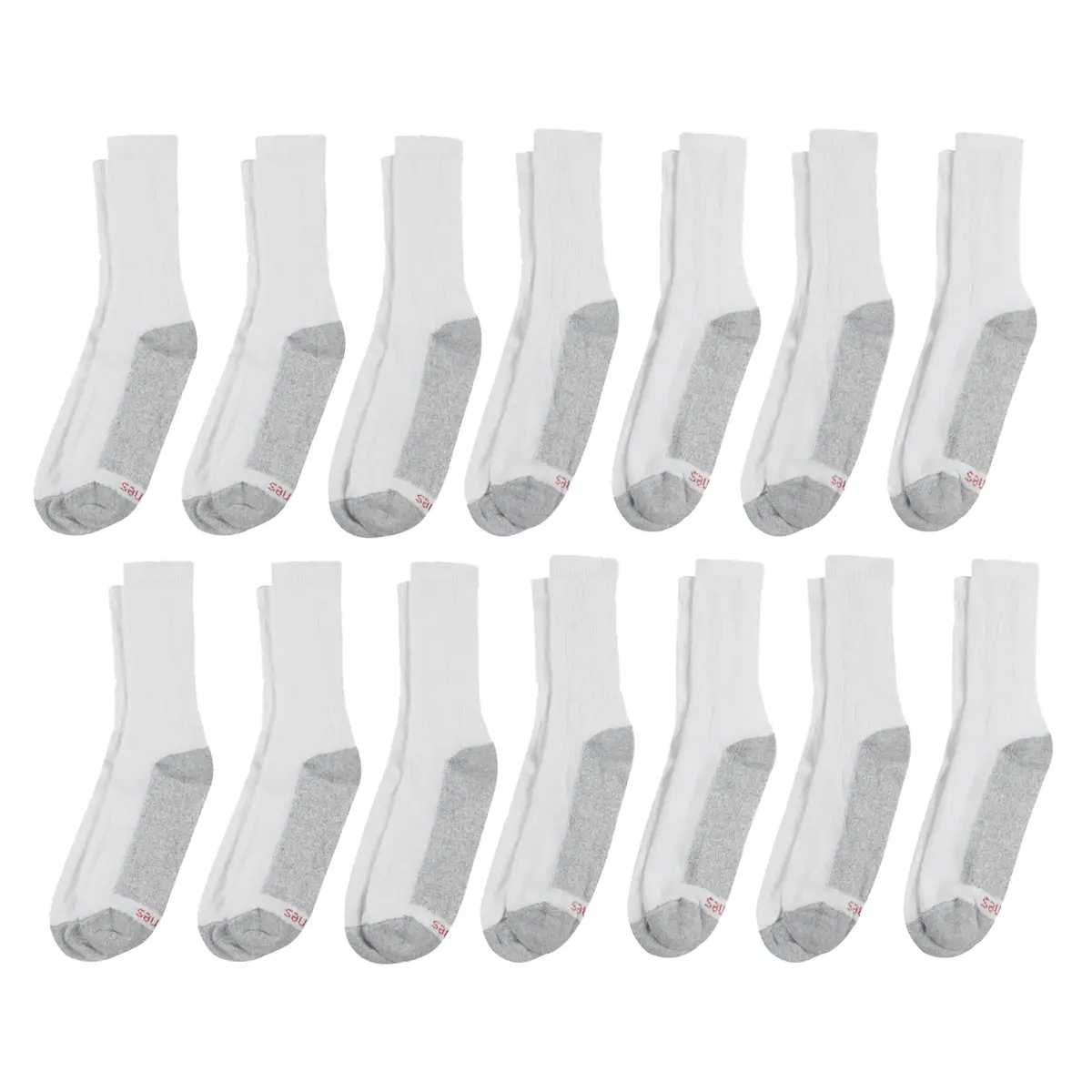 Hanes Double Tough Crew Socks 14-Pack | Moisture Wicking, Cushioned, Odor-Fighting - view 4
