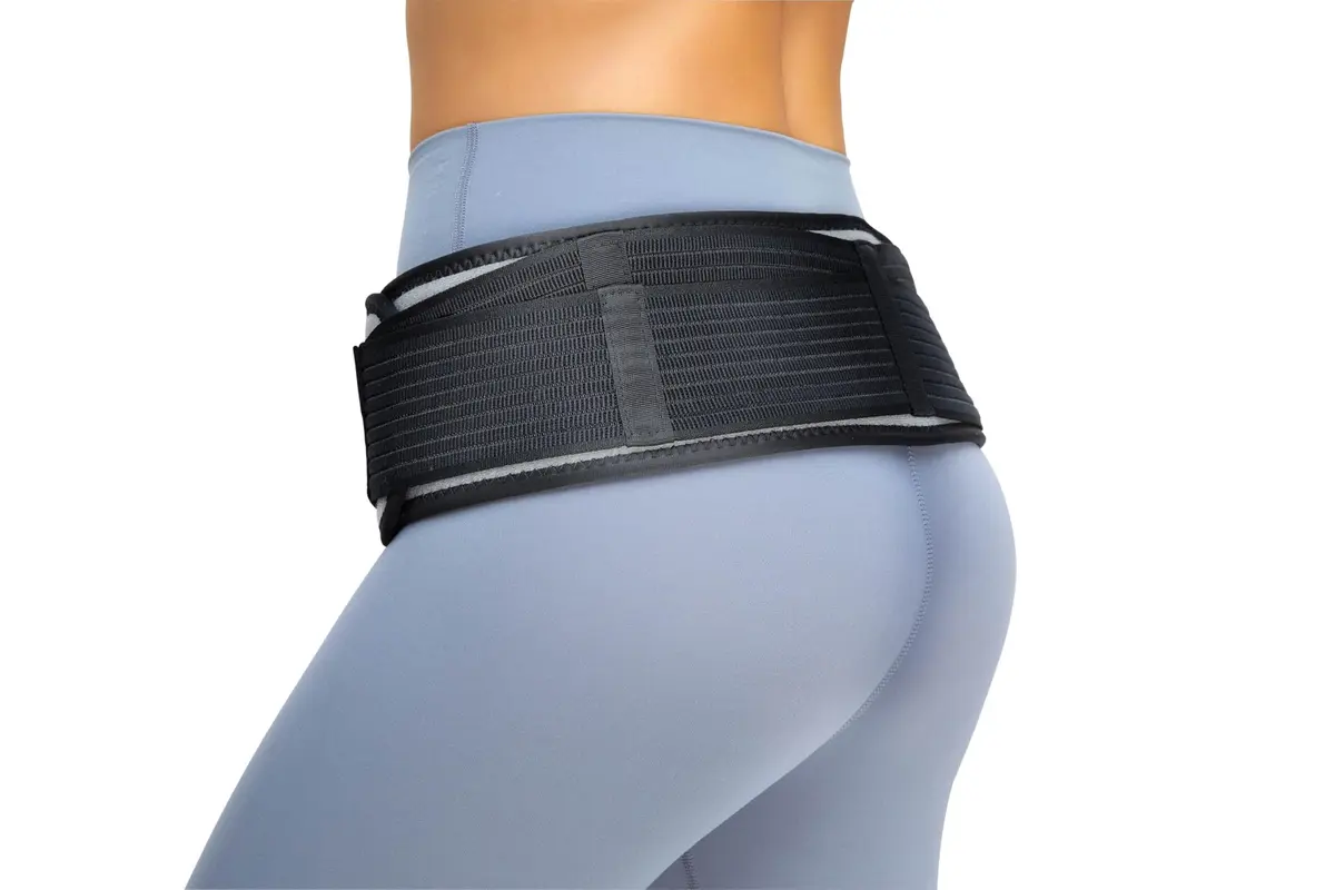 Pro Enrichment SI Joint Hip Belt for Women & Men - Gray, Regular (44 inch / 111.76 cm Belt Length, 4 inch / 10.16 cm Belt Width) | USA Patented Support for Hip & Lower Back Pain - view 8