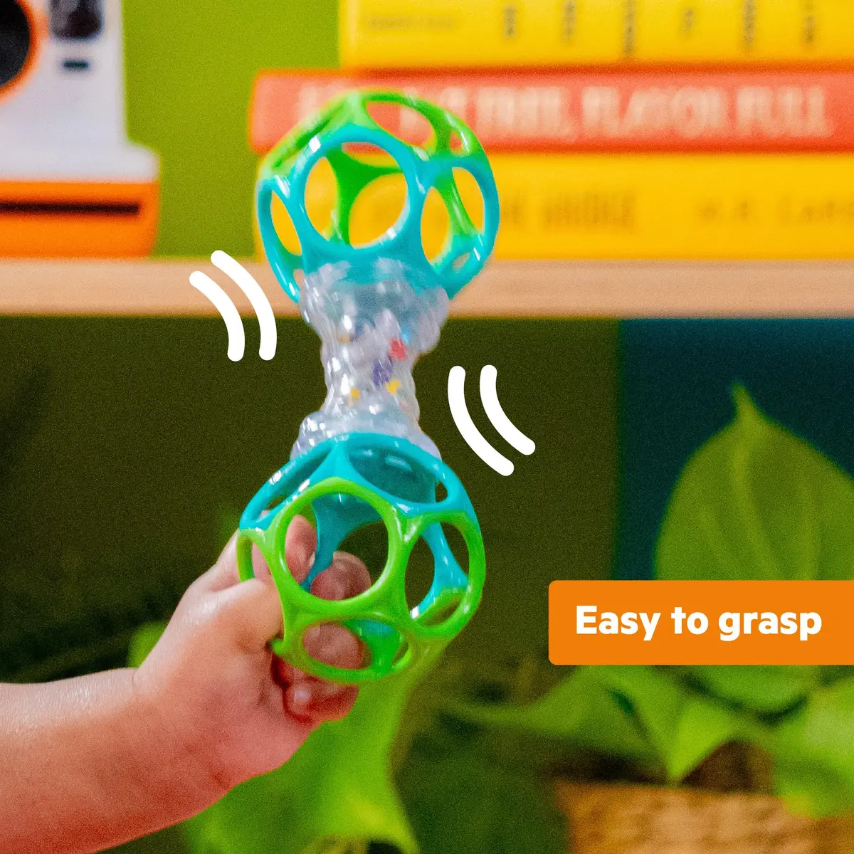 Bright Starts Wobble & Rattle Gift Set 2-Pack Baby Toys | BPA-Free, Hypoallergenic, Soft Cotton, Natural Ingredients - view 5