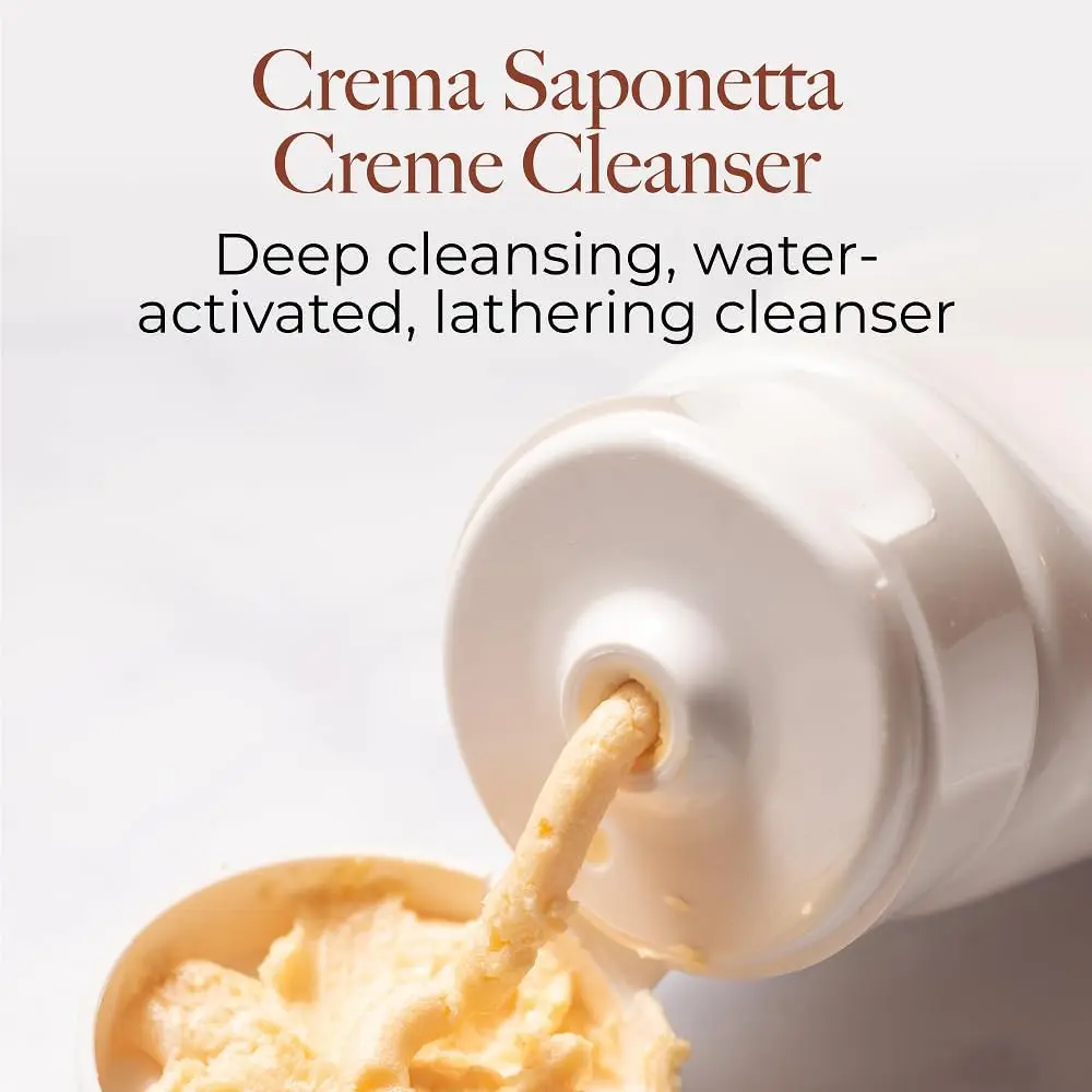 Borghese Crema Saponetta Creme Cleanser Gentle Face Cleanser 50.28ml (1.7 Fl Oz) | Hydrating Cleanse for Soft, Supple Skin - view 2