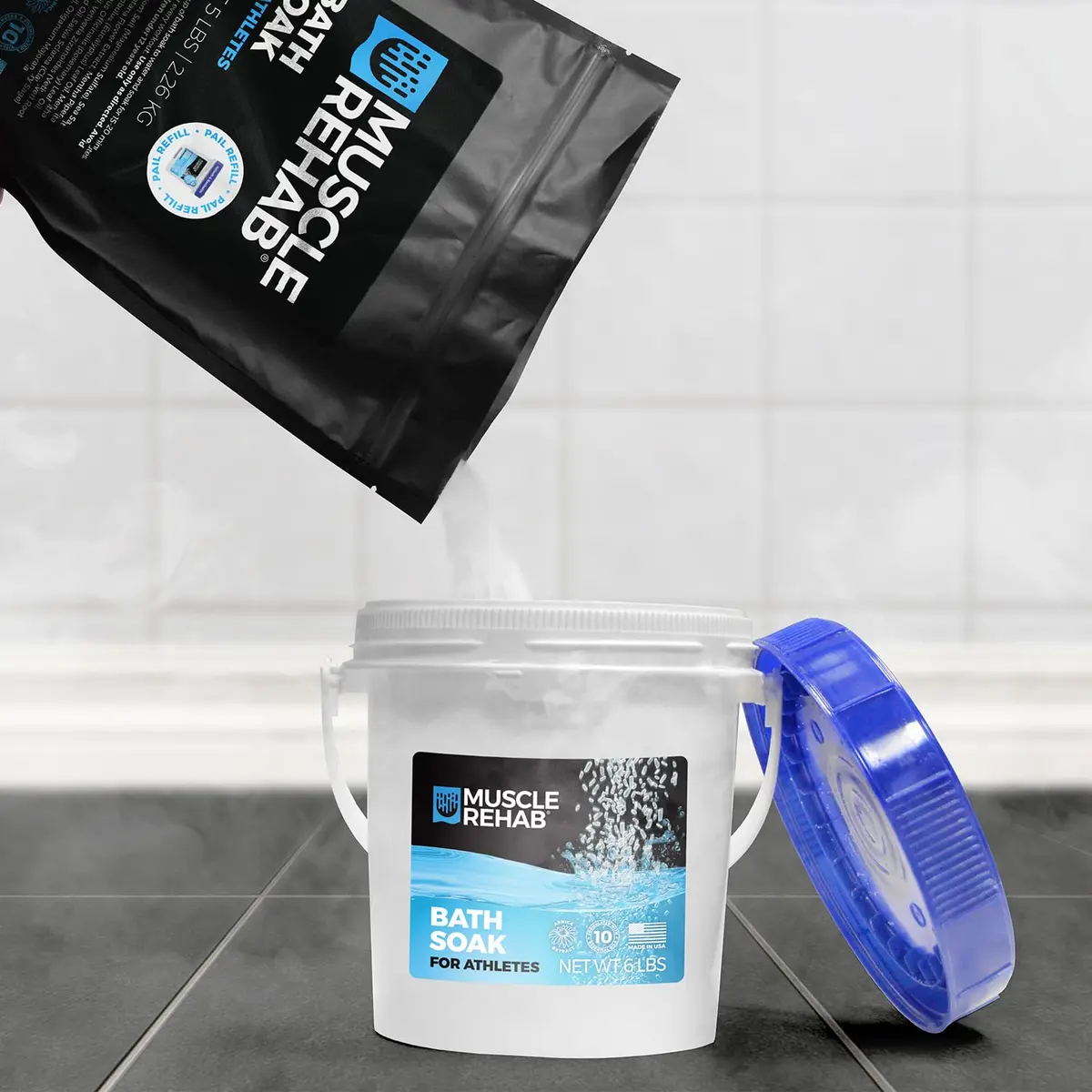 Muscle Rehab Epsom Salt Refill 80 oz | Professional-Grade Magnesium Soak for Recovery - view 2