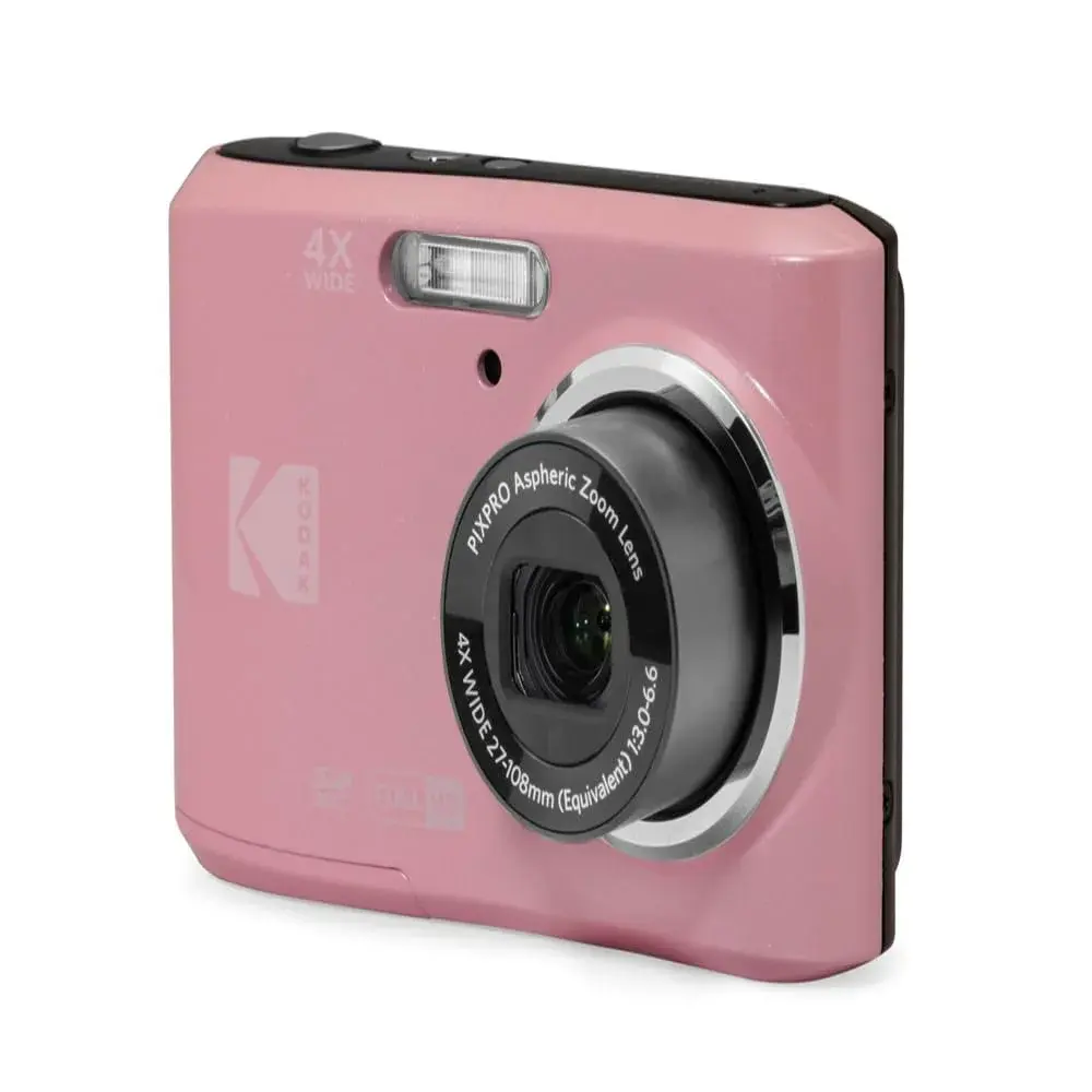 KODAK PIXPRO FZ45 Compact Digital Camera Pink 16MP 4X Optical Zoom | Beginner-Friendly Point-and-Shoot - main product image