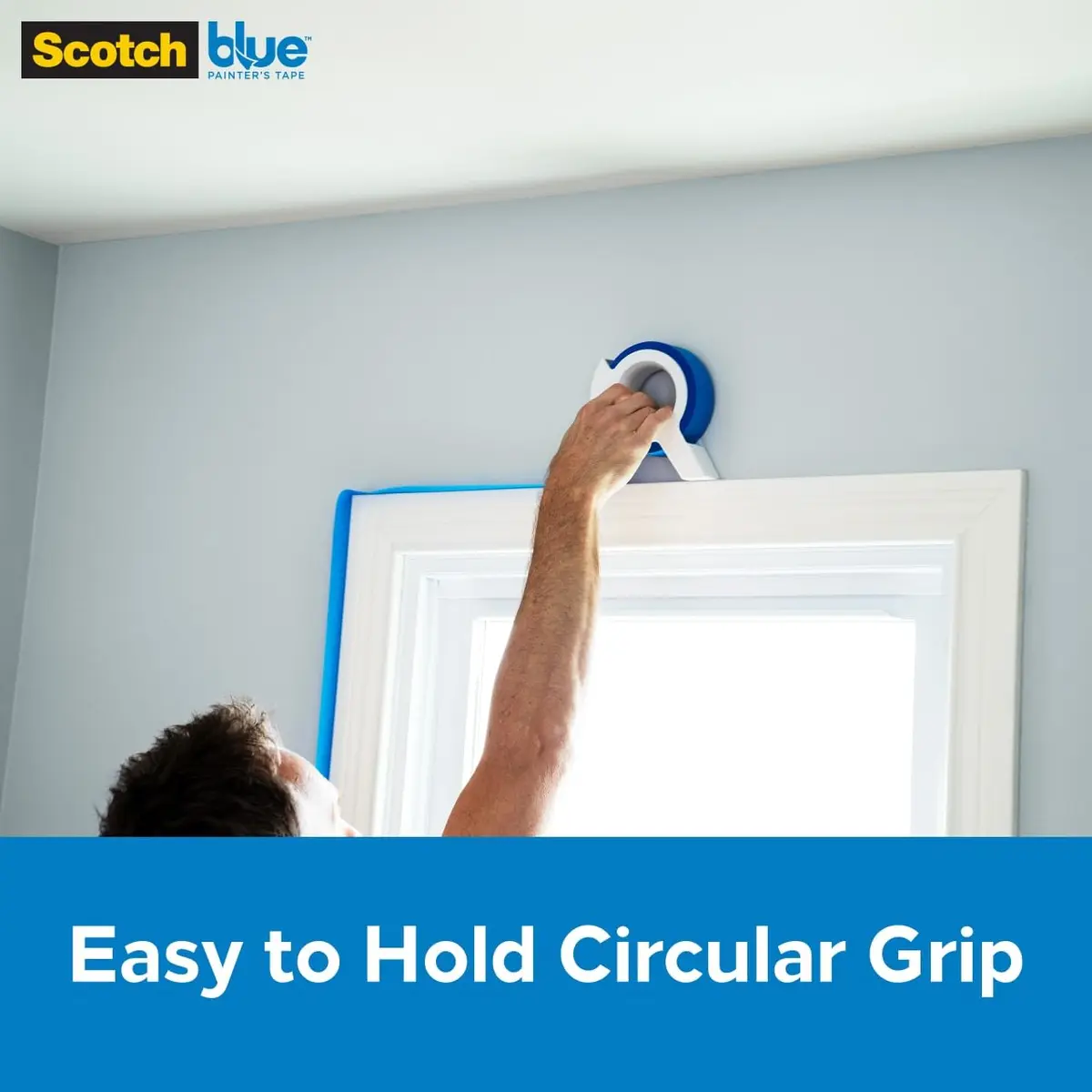 ScotchBlue Original Multi-Surface Painter's Tape Applicator 2 Pack with 1.41 Inch Tape | Applies Tape in One Continuous Strip, For Trim, Windows and Door Frames - view 5