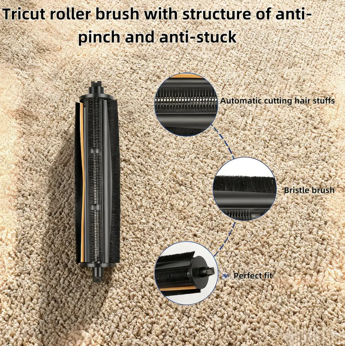 JoyBros 15-Piece Replacement Kit for Dreame X40 Ultra & L40 Ultra | Includes Tri-Cut Brush, HEPA Filters, Mop Pads - view 4