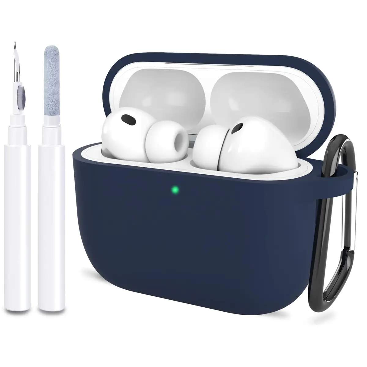 ATUAT Silicone Case for AirPods Pro 3rd Gen Midnight Blue | Full Protection & Wireless Charging - main product image