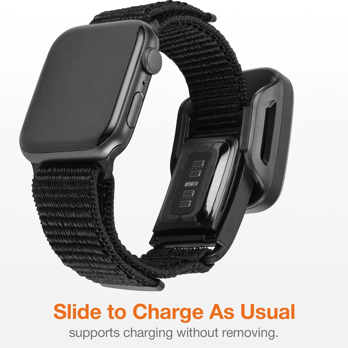 BandSmith Nylon Sport Combo Replacement Band with Case for WHOOP 5.0 & Apple Watch | Dual-Device Nylon Strap 42-49mm - view 4