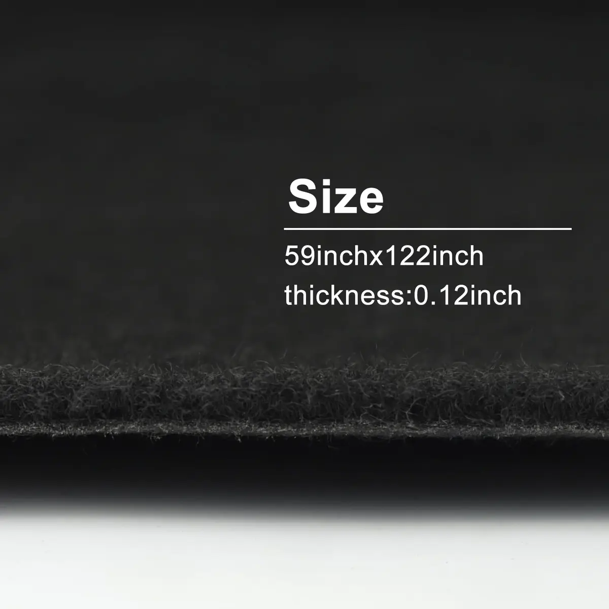 KEPYDRMTF Black Speaker Box Carpet 1.5m x 3.1m (59in x 122in) | Durable Polyester Fabric for Audio DIY & Repair - view 2