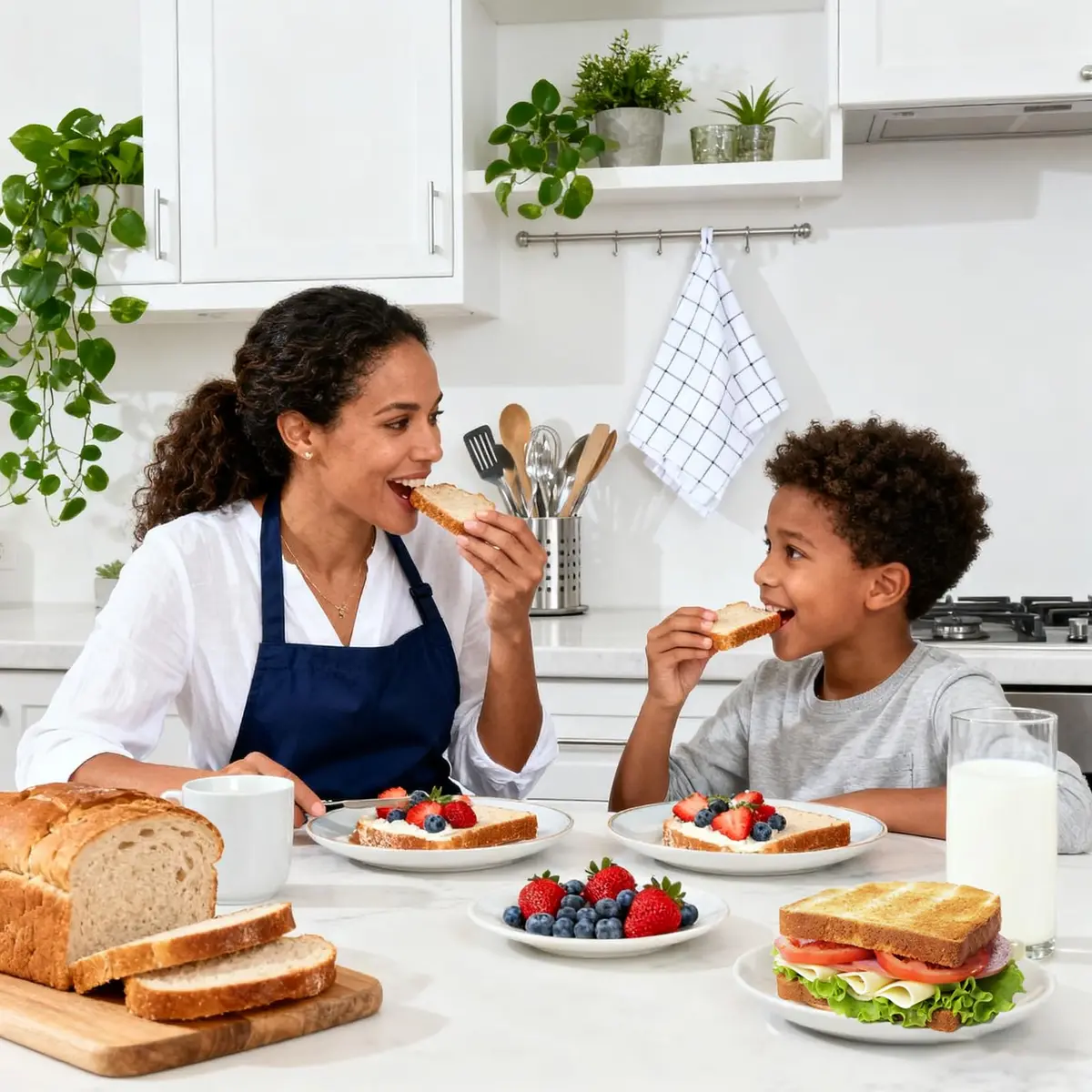 Solldgt Adjustable Bread Slicer 9" | Custom Thickness, Serrated Stainless Steel Blade - view 7