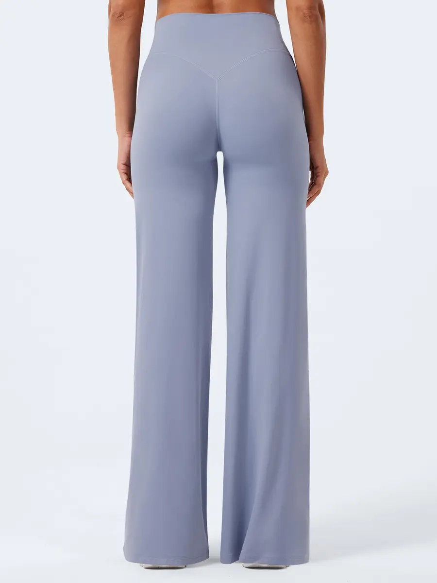 YEOREO Womens Straight Leggings 33" | High-Waisted, Stretch Nylon, Yoga & Workout - view 5
