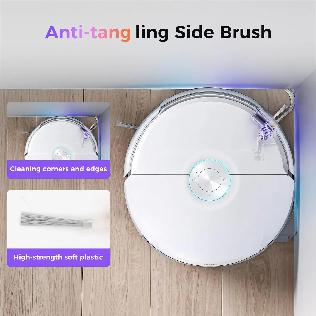 BTRSOLUS 16 Pcs Accessories Kit for NARWAL FLOW Robot Vacuum | Zero-Tangling Floating Brush, Dust Bags, Filters, Mops, Side Brushes, Sponge Filters, Clean Tool - view 4