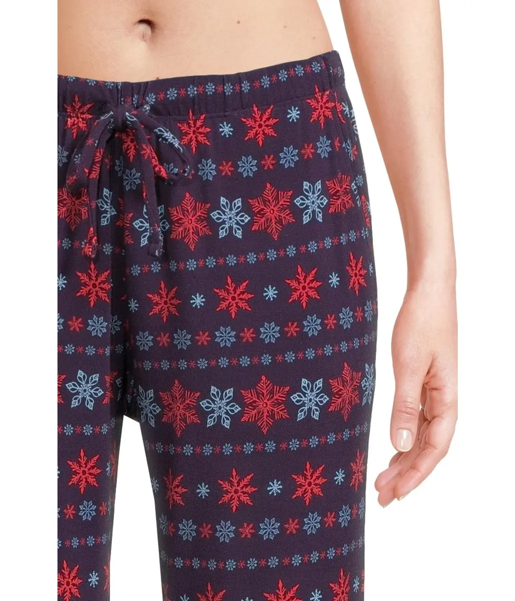 MeUndies Long Sleeve Modal PJ Set Fair Isle Flurry Large | Cozy, Breathable & Sustainable (70-120c) - view 4