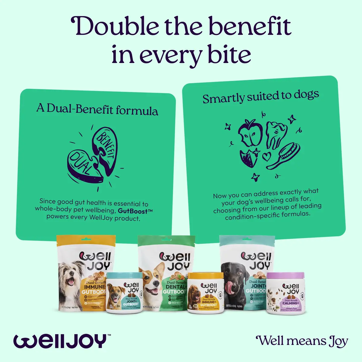 WellJoy Dental Dog Treat + Teeth Cleaning, Parsley, GutBoost, 24ct | Supports Oral & Digestive Wellness - view 9