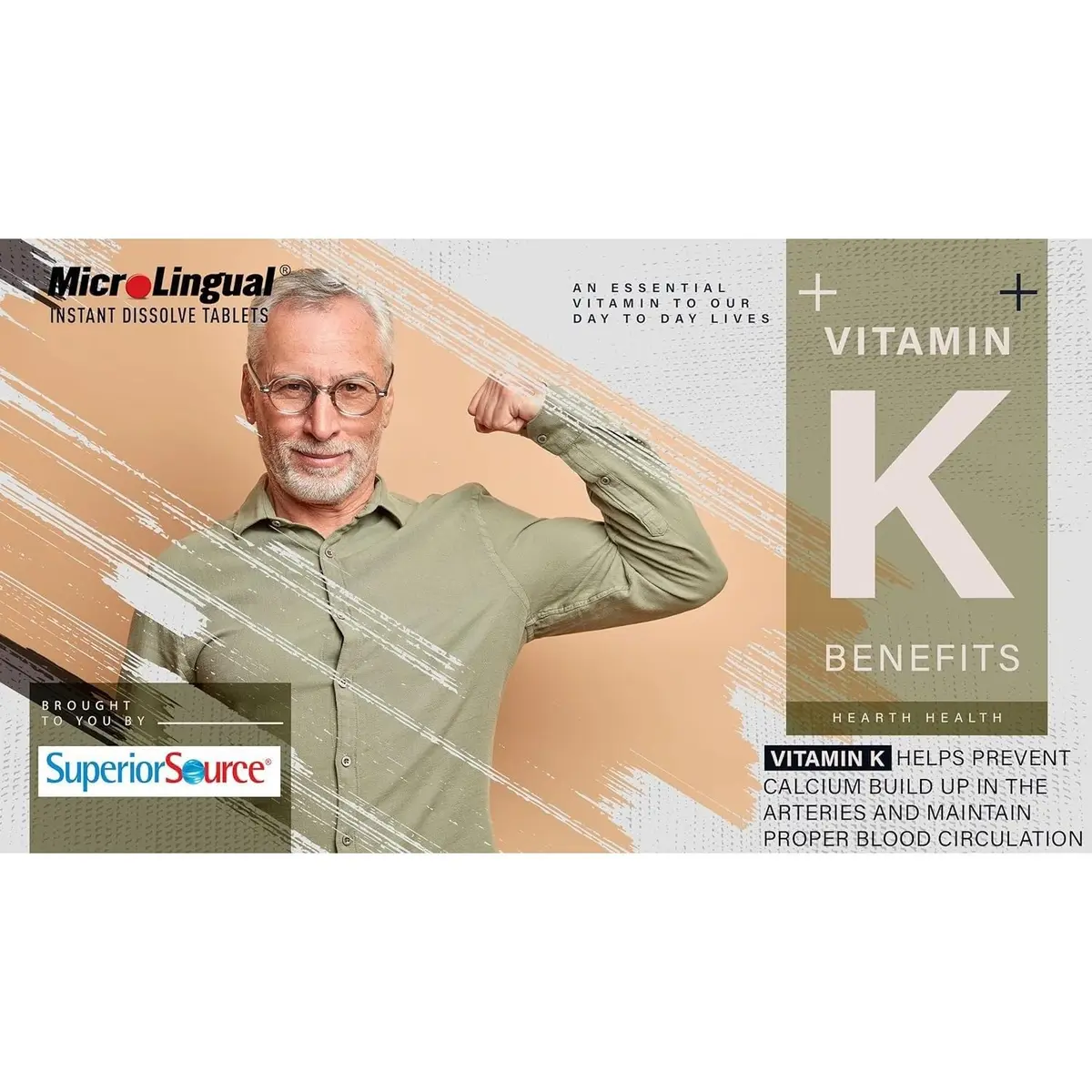 Superior Source Triple K Vitamins K1 & K2 (MK-4, MK-7) 30Ct 2 Pack | Supports Bone & Immune Health - view 9