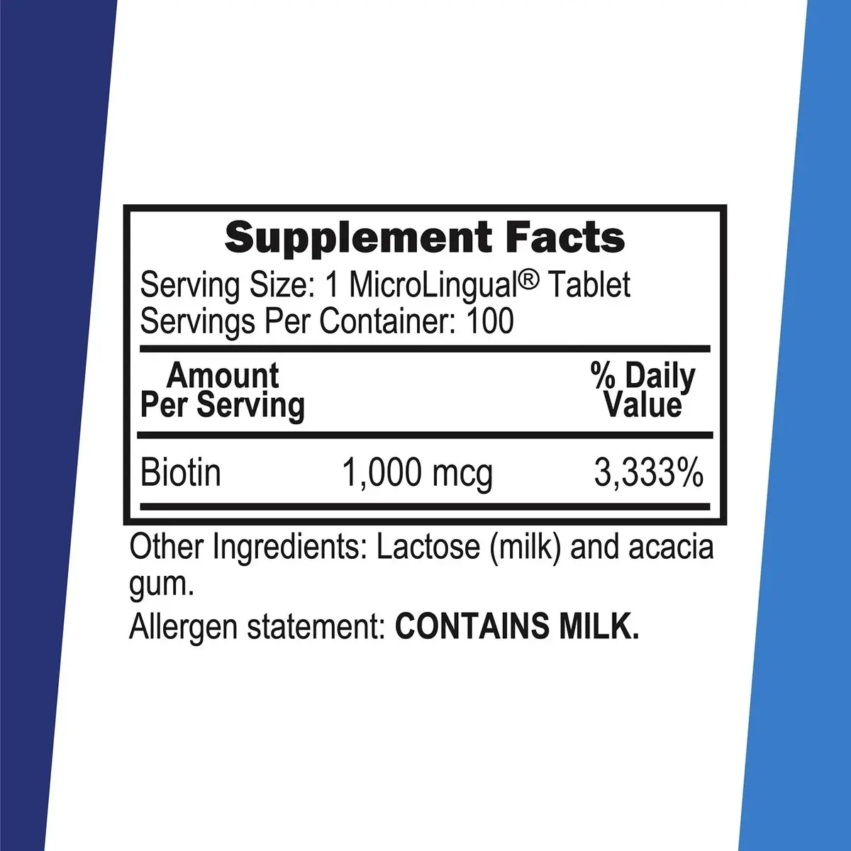Superior Source Biotin 1,000 mcg 100 Sublingual Tablets Pack of 2 | Supports Hair & Nails - view 2