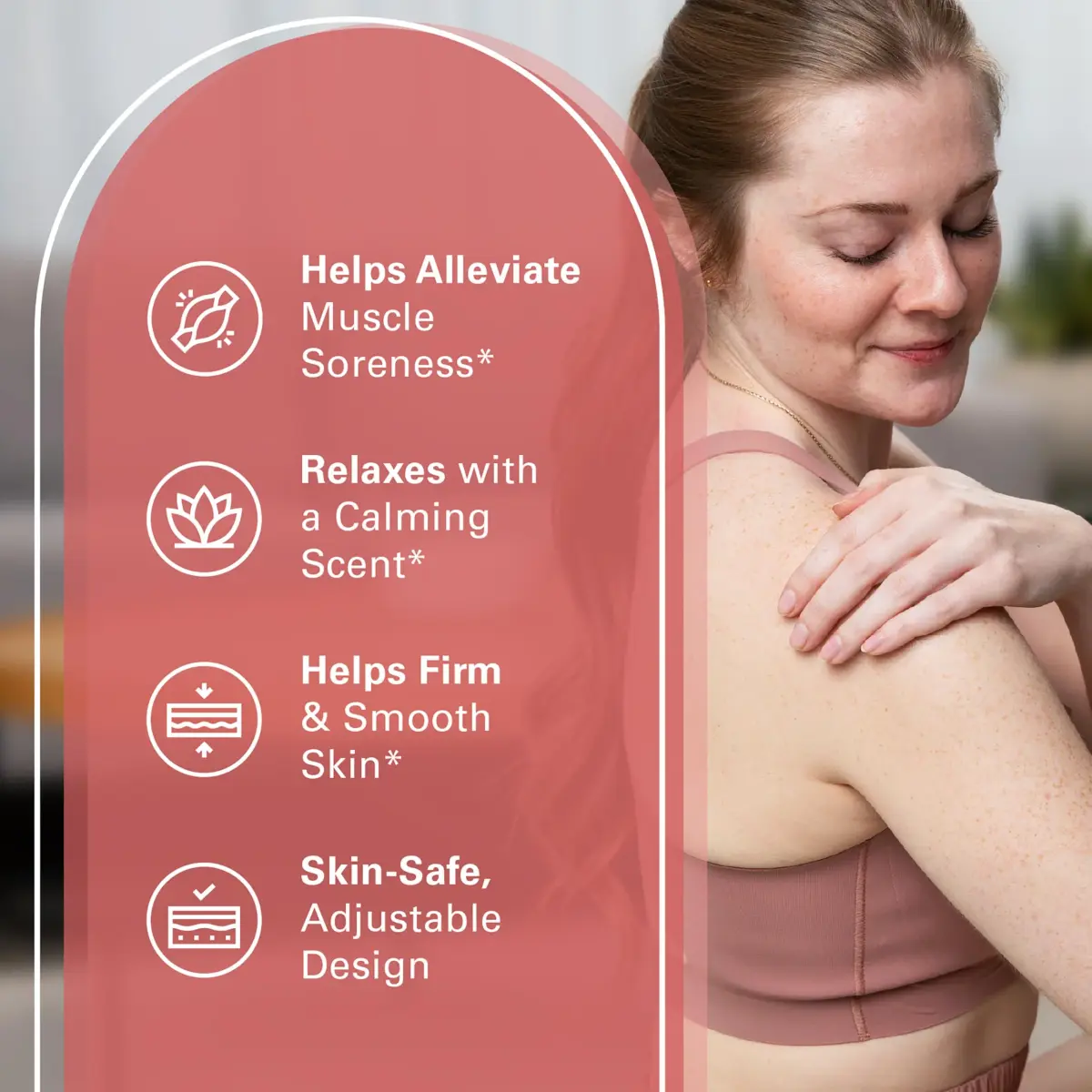 M3 Naturals Sore Muscle Massage Oil & Lymphatic Drainage Massager Kit 240ml (8 fl oz) | FDA Approved & Doctor Recommended - view 5