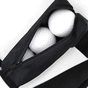 Scott Edward Black Golf Club Travel Bag | Lightweight Sunday Stand Bag for Driving Range, Holds 5-7 Clubs, Adjustable Strap (155g) - view 3