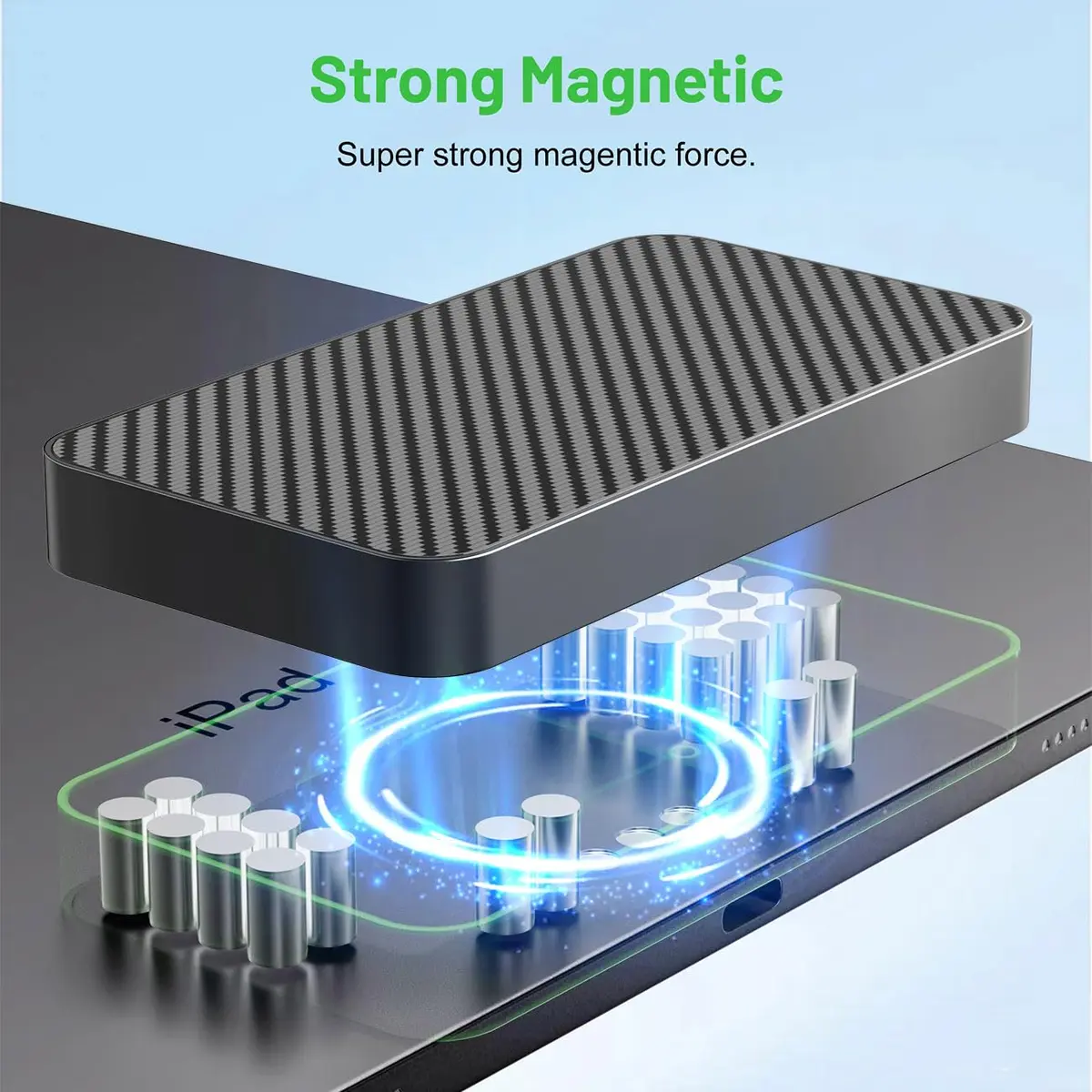 KOOVIVA Magnetic Wireless Charger for iPad Pro 11-inch M4/M5 (2024/2025) | 18W Fast Charging Smart Connector Pad - view 8