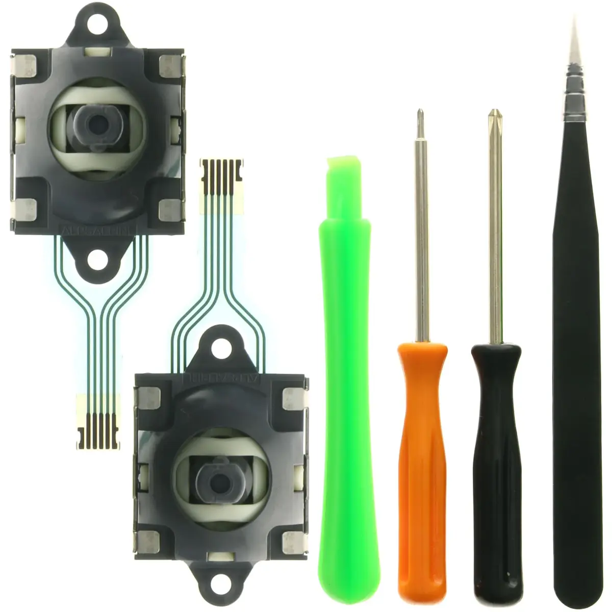 TRADOCK Joystick Thumb Stick Replacement for ROG Ally RC71L, GPD Win 3/4, Pico 2/3 Controllers (2-Pack, Gray) - main product image