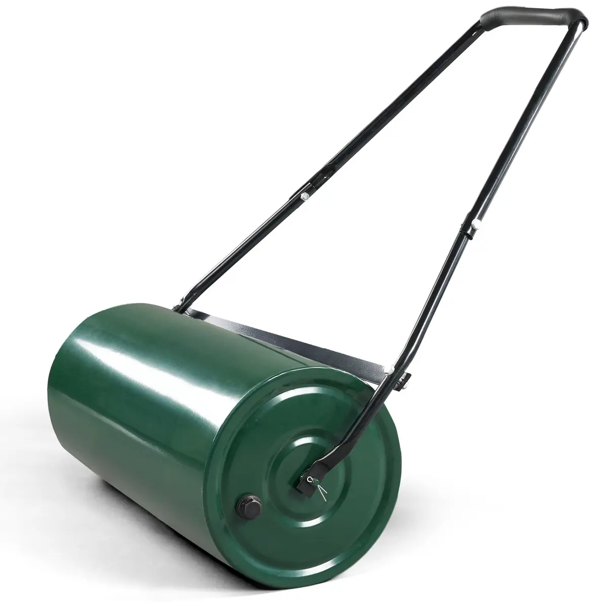 Outvita Lawn Roller, 13 Gallons | Water & Sand Filled, Steel Drum, Green & Black - main product image