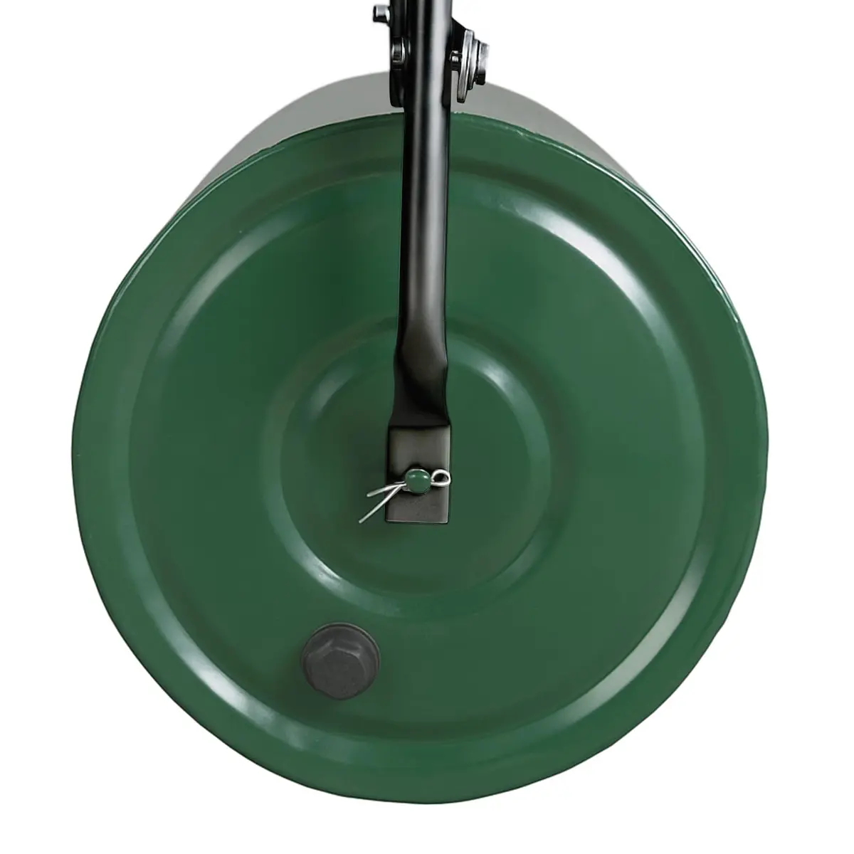 Outvita Lawn Roller, 13 Gallons | Water & Sand Filled, Steel Drum, Green & Black - view 2