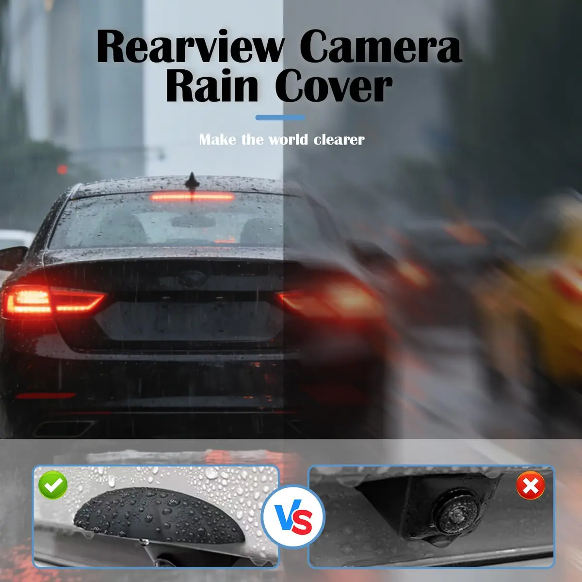 TFNBNG Rear Camera Rain Cover Waterproof Silicone | Heavy Rain Protection & Easy Install - view 6