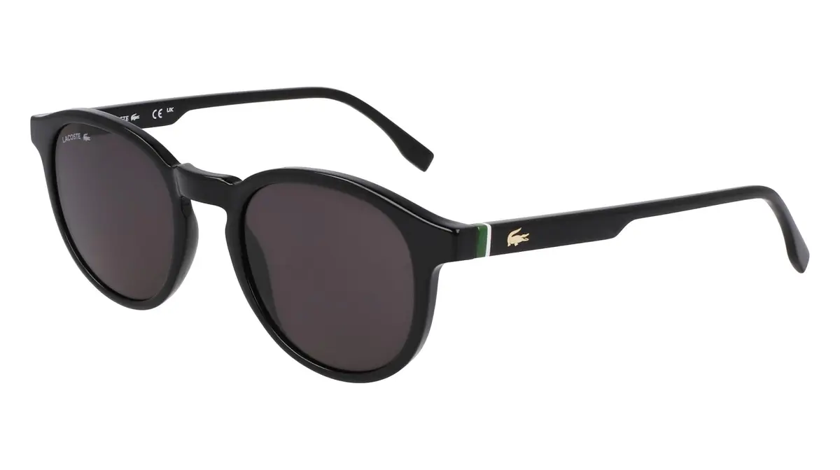 Lacoste Unisex Adult Sunglasses L6030S/N - Black | Rounded Elegant Fit with UV Protection - view 2