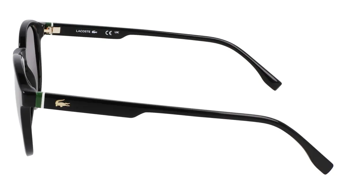 Lacoste Unisex Adult Sunglasses L6030S/N - Black | Rounded Elegant Fit with UV Protection - view 3