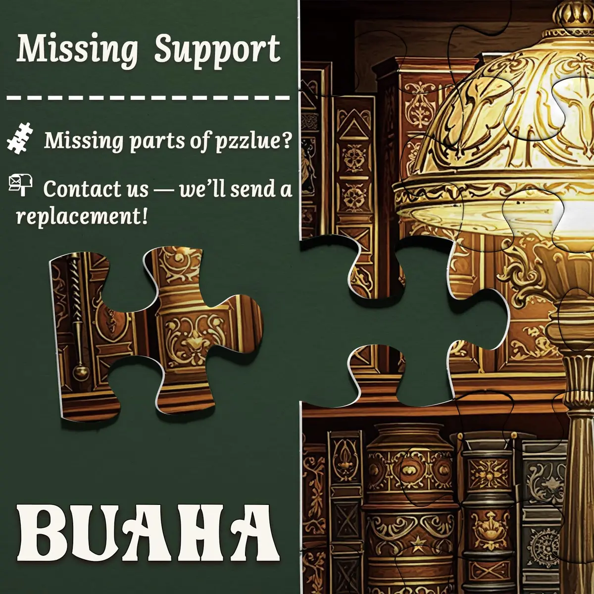 BUAHA Magic Books Train Jigsaw Puzzle 1000 Pieces | 70 x 50 cm (27.5 x 19.7 inches) - view 7