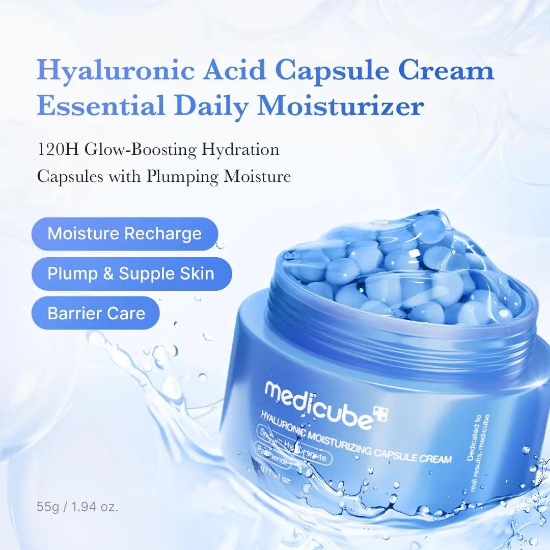 medicube Hyaluronic Acid Capsule Cream 55g (1.94 Oz) | 120H Lasting Hydration - view 2