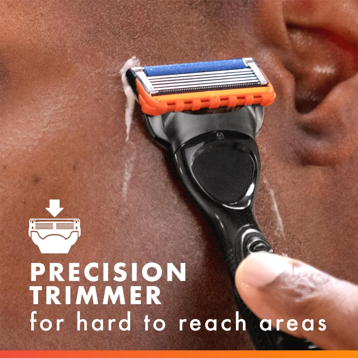 Gillette Fusion5 Power Razor Blade Refills for Men, 5-Blade Cartridges 6 Count | Precision Trimmer & Smooth Glide - view 6
