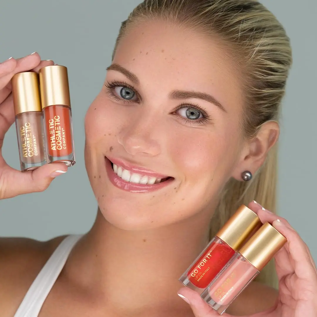ATHLETIC COSMETIC Go For It Tinted Gelée Lip Oil 0.2 Fl Oz | Hydrating, Vegan, High Shine for Athletes - view 4