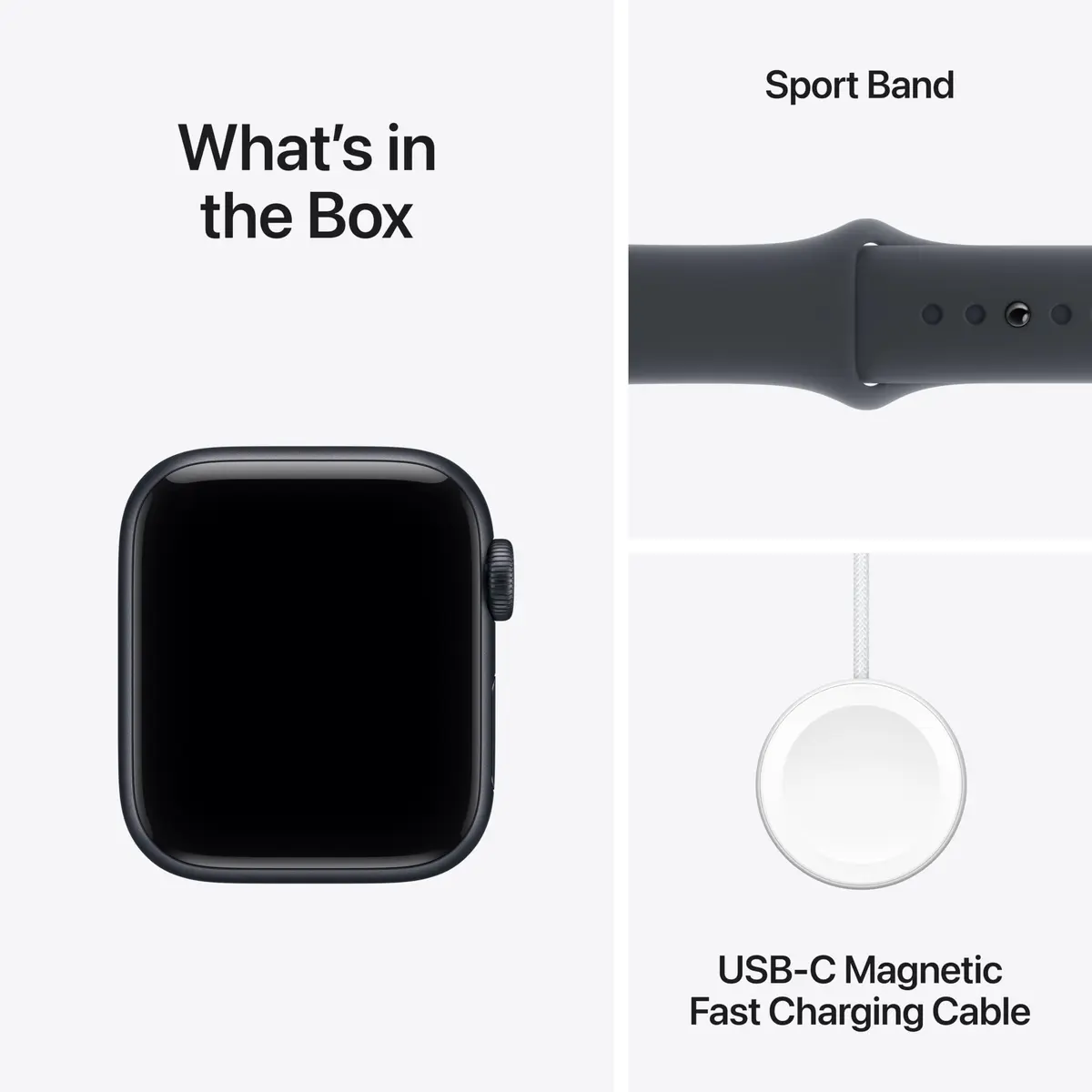 Apple Watch SE 3 GPS + Cellular 40mm Midnight Aluminum Case with Midnight Sport Band S/M | Health, Fitness, Safety Tracker - view 6