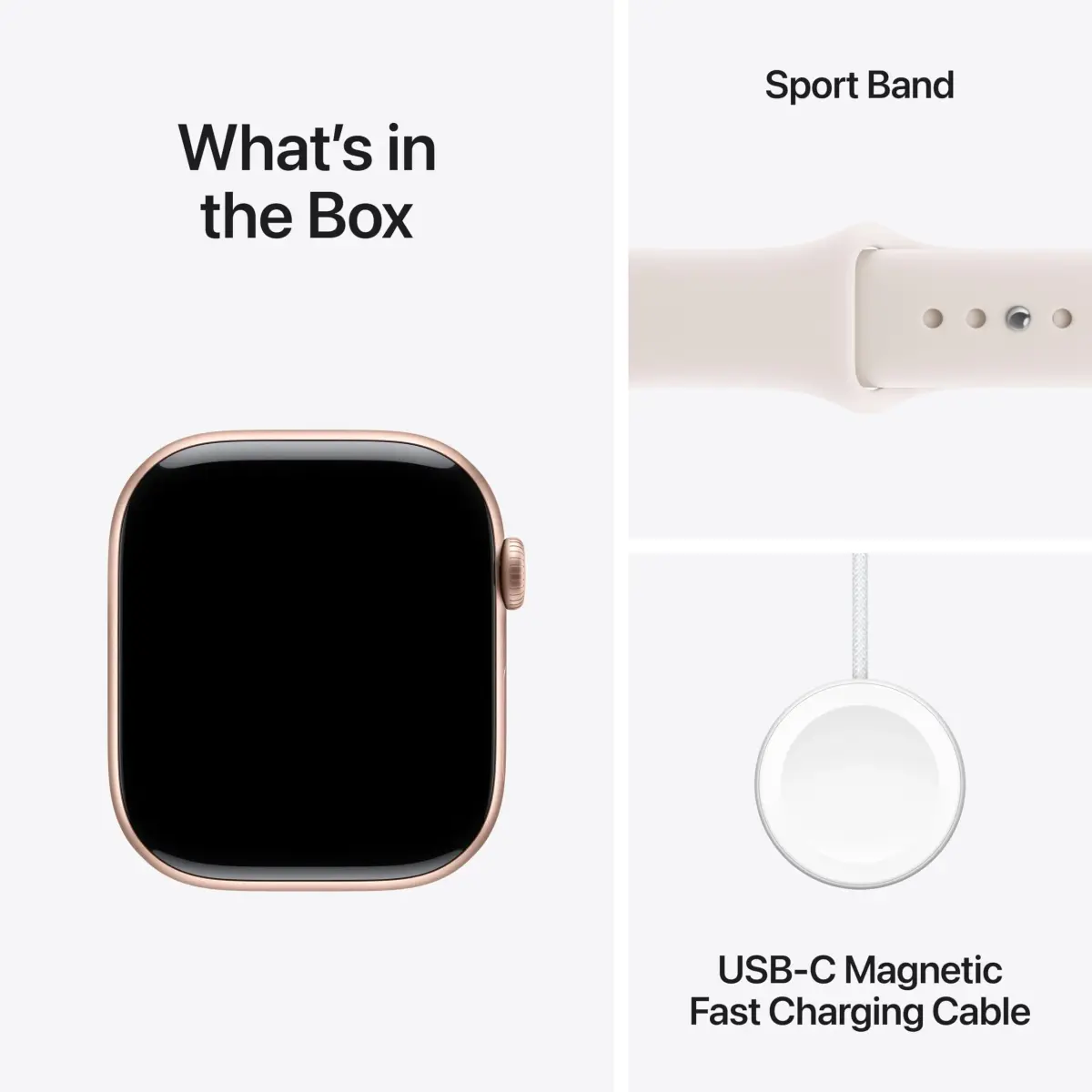 Apple Watch Series 11 [GPS 46mm] Smartwatch with Rose Gold Aluminum Case and Light Blush Sport Band, M/L | Health & Fitness Tracker - view 6