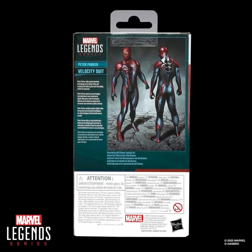 Marvel Legends Gamerverse 6" Action Figure - Velocity Suit Peter Parker | Marvel Collectible for Fans - view 3
