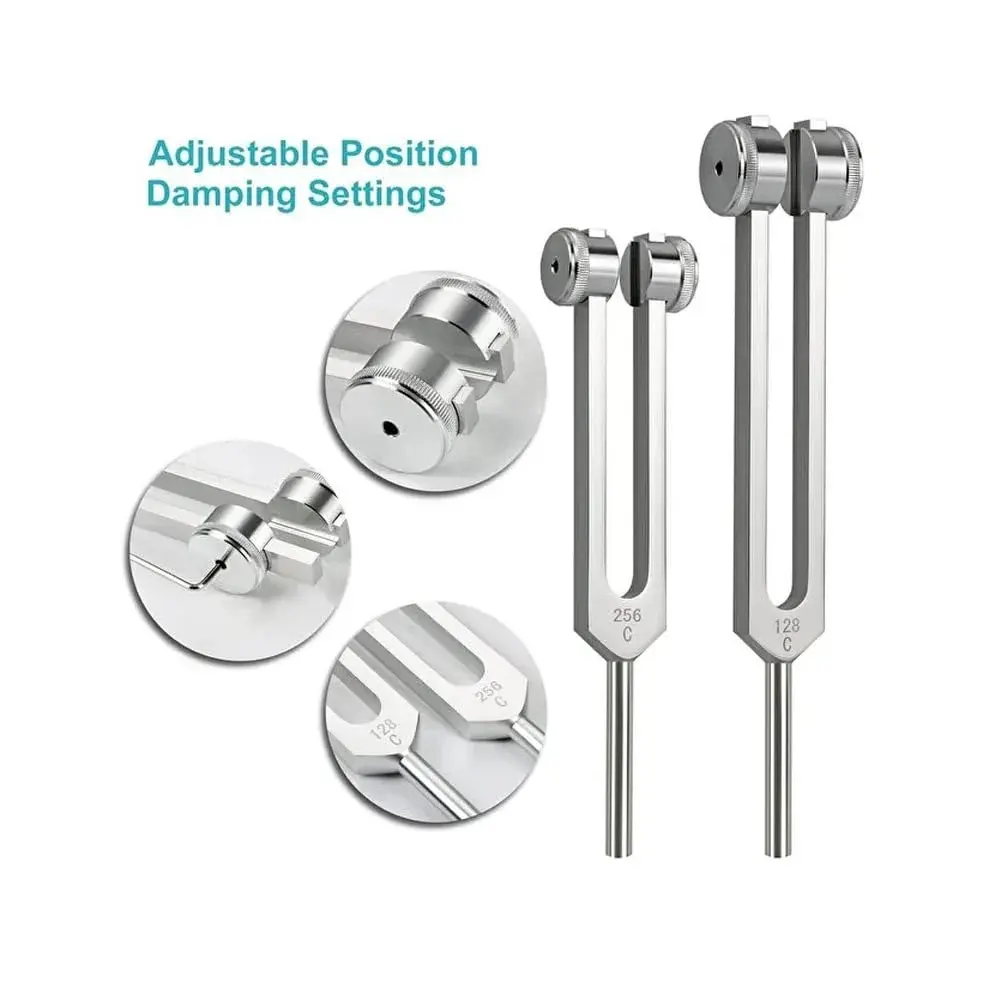 Bysameyee Professional Healing Tuning Fork Set 370g (0.82lb) | Sound Therapy, Meditation & Frequency Healing - view 5