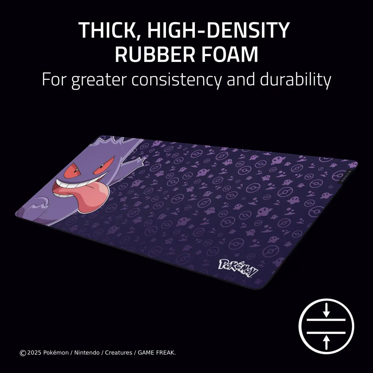 Razer Gigantus V2 XXL Gaming Mouse Pad, Gengar Edition | Officially Licensed Pokémon - view 3