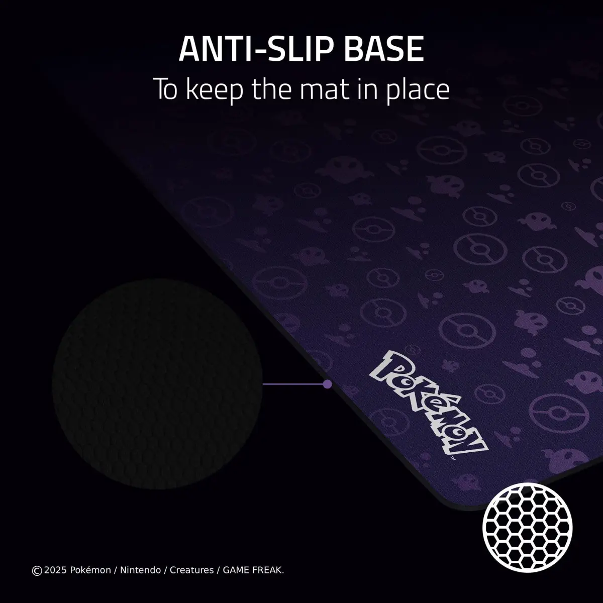 Razer Gigantus V2 XXL Gaming Mouse Pad, Gengar Edition | Officially Licensed Pokémon - view 4