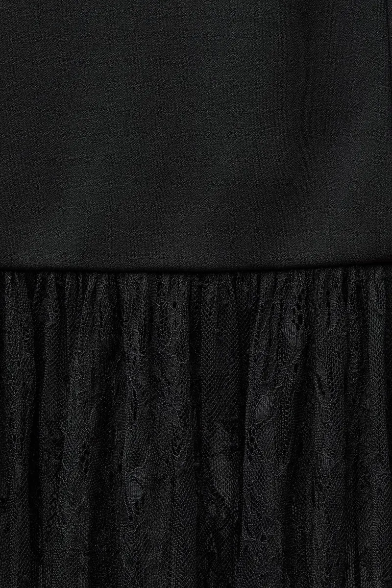 Lulus Lucille Strapless Lace Maxi Dress | Elegant Black Formal Gown, Medium - view 3