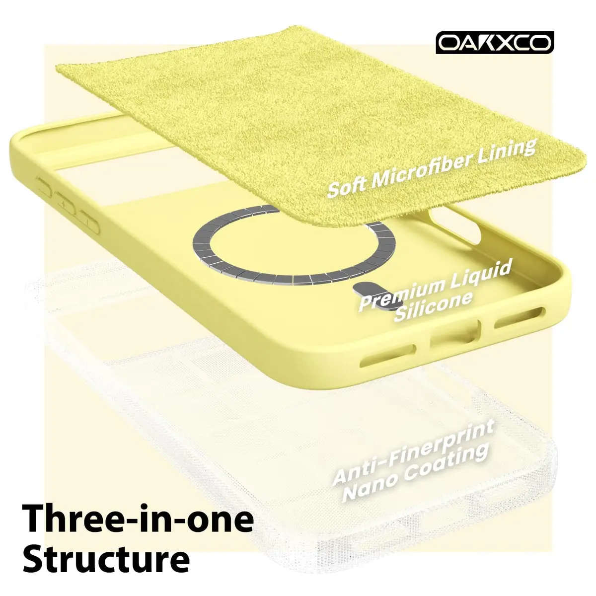 oakxco Silicone Mag Safe Phone Case for iPhone 17 Pro Max/ 18 Pro Max | Slim, Magnetic & Durable (70-120 chars) - view 6