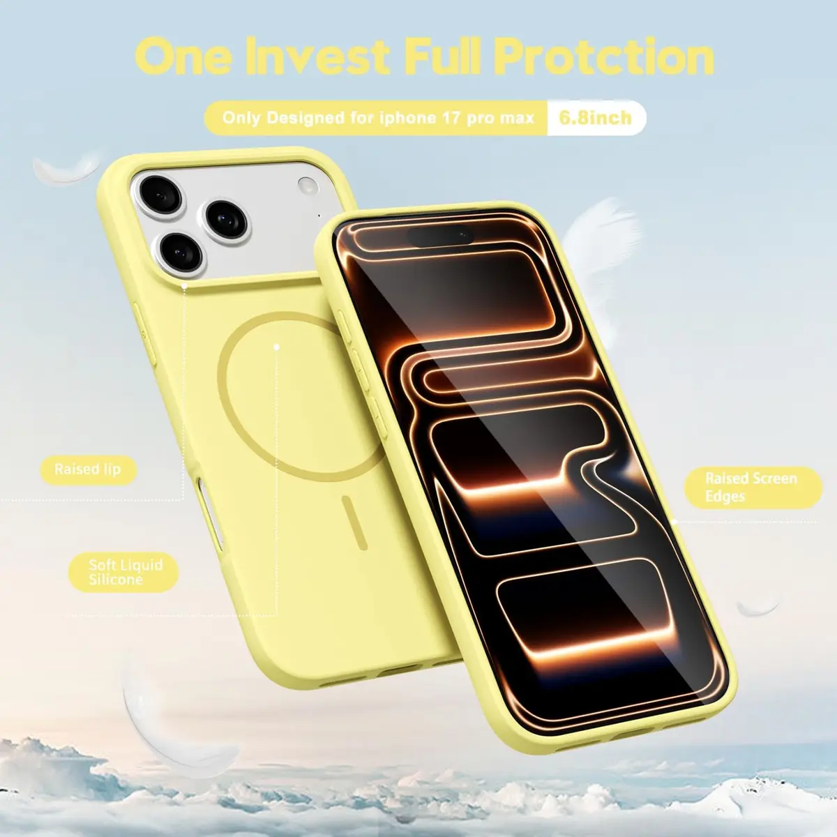 oakxco Silicone Mag Safe Phone Case for iPhone 17 Pro Max/ 18 Pro Max | Slim, Magnetic & Durable (70-120 chars) - view 4