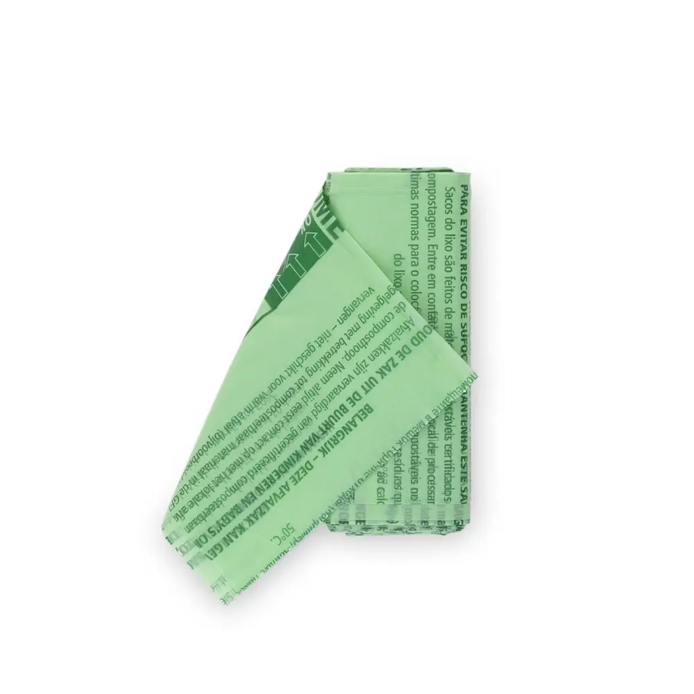 Brabantia Compostable Trash Bags Green 6L (1.6 Gallon) | Certified Compostable Material for Organic Waste - view 3