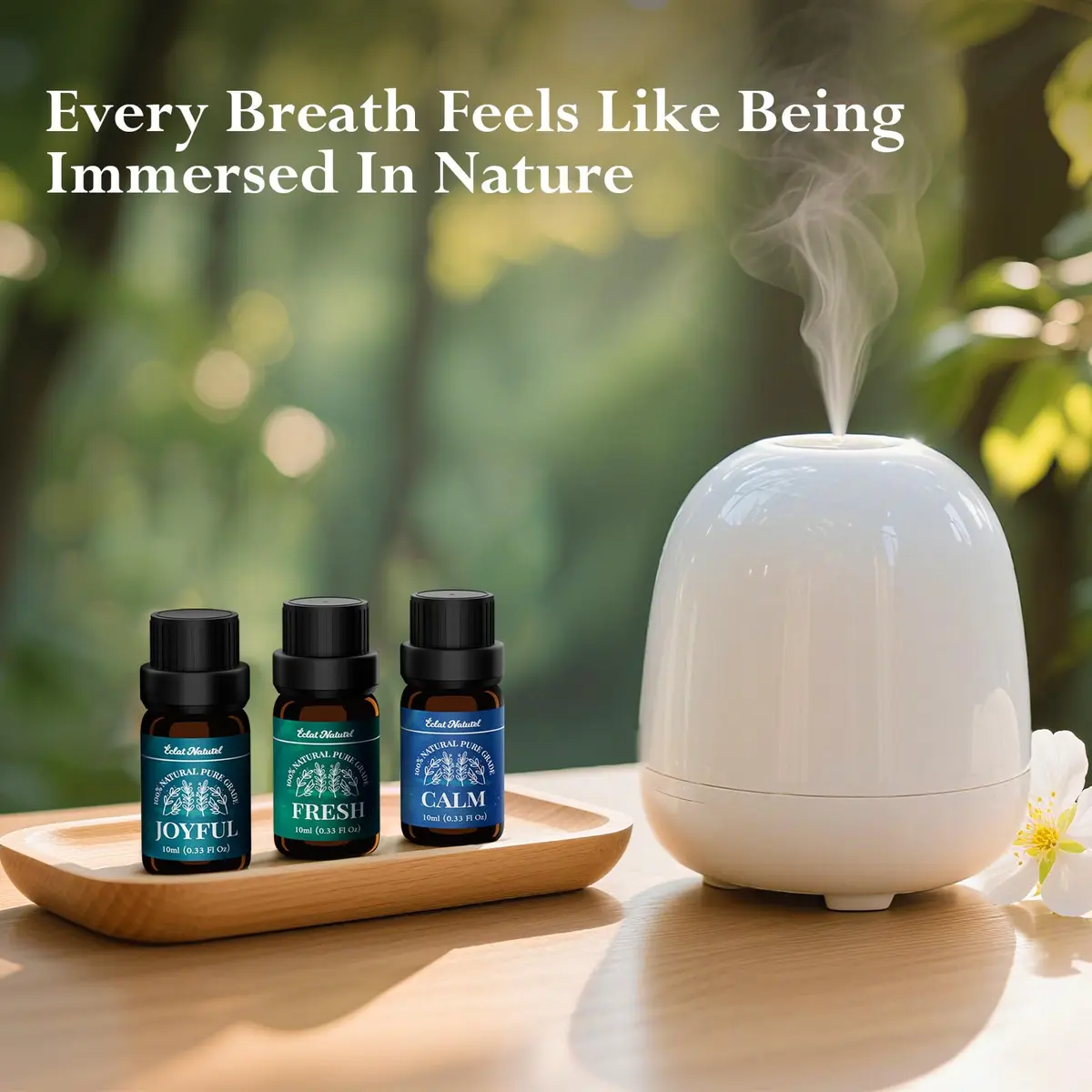 Éclat Naturel Essential Oil Set, 6 x 10ml | Aromatherapy & DIY Blends for Home & Crafts - view 7